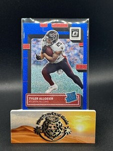 💥2022 Donruss Optic TYLER ALLGEIER Blue Glitter SSP Rated Rookie #278 Falcons💥