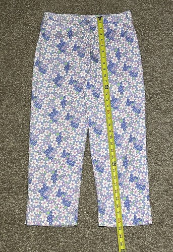 Vintage Lilly Pulitzer Womens Cotton Pants Floral pattern Multicolor Size 6 - Picture 21 of 23