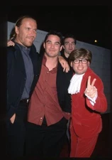 2000 RENNY HARLIN, DEAN CAIN & AUSTIN POWERS Original 35mm Slide Transparency