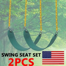 2Pcs Swing Seat Set Accessories Replacement Swings Slides Outdoor Heavy Duty Set