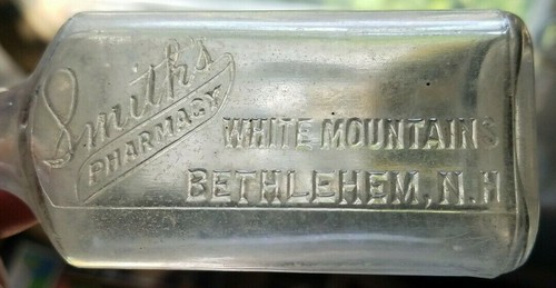 Smith's Apotheke White Mountains Bethlehem New Hampshire 1890er Drogist 4,5" - Bild 2 von 4