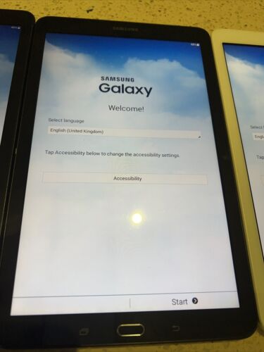 Samsung Galaxy Tab E 8GB WiFi White Black SM-T560 X3 Job Lot - Picture 3 of 10