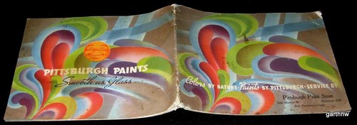 PITSBURGH PAINTS 1938 STORE COLORS BY NATURE PICTORIAL CATALOG & CHART - Picture 1 of 4