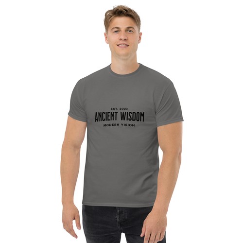 Ancient Wisdom/ Modern Vision Brand Men's classic tee T Shirt - Picture 6 of 17