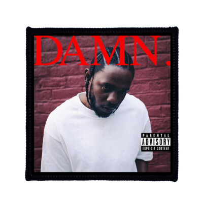 Quadratischer bedruckter Aufnäher - Kendrick Lamar verdammt Aufnäher Abzeichen in 3 Größen