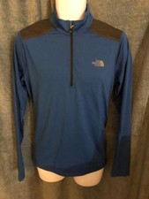 The North Face Mountain Athletics Blue Kilowatt 1/4 Zip Pullover Men's