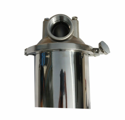 1,5" NPT Edelstahl Druck Wasserfilter Gehäuse für 10" L Kartuschen Neu - Bild 4 von 5