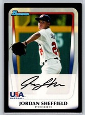 2011 Bowman Draft Picks & Prospects #BDPP106 Jordan Sheffield Prospects
