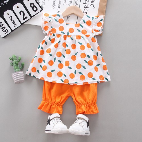 Baby Mädchen Sommer Kleidung Kinder süß Baumwolle Weste Shorts Set Kleinkind Freizeit Kind - Bild 4 von 21