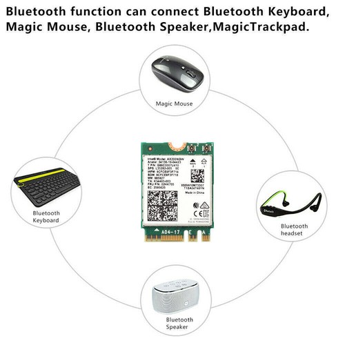 Intel AX200 Wireless WiFi 6 Card Dual Band 802.11ax AX200 wifi Bluetooth adapter - 第 5/7 張圖片