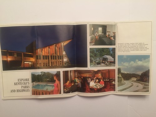 Vintage Kentucky 1966 Official Highway Road Map 1960s - Imagen 4 de 12