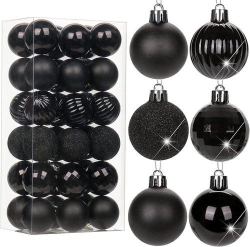60Pcs Christmas Balls Shatterproof Xmas Tree Decor Ornaments Hanging Balls USA - Picture 37 of 46