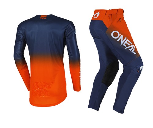 O'Neal 2025 Mayhem Hexx Offroad Jersey Pant Combo Blue/Orange - Picture 2 of 8