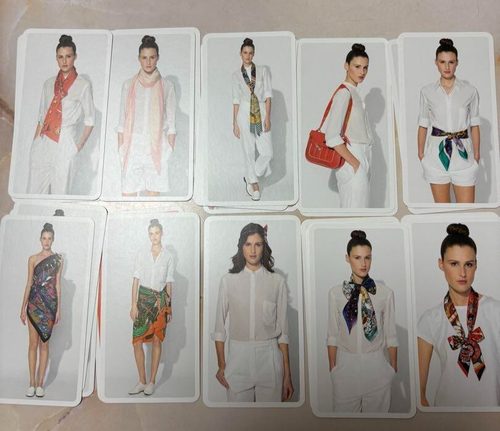 Hermes Knotting Cards Cartes a Nouer Edition No. 6 w/ Original box Unused Rare - Picture 3 of 6