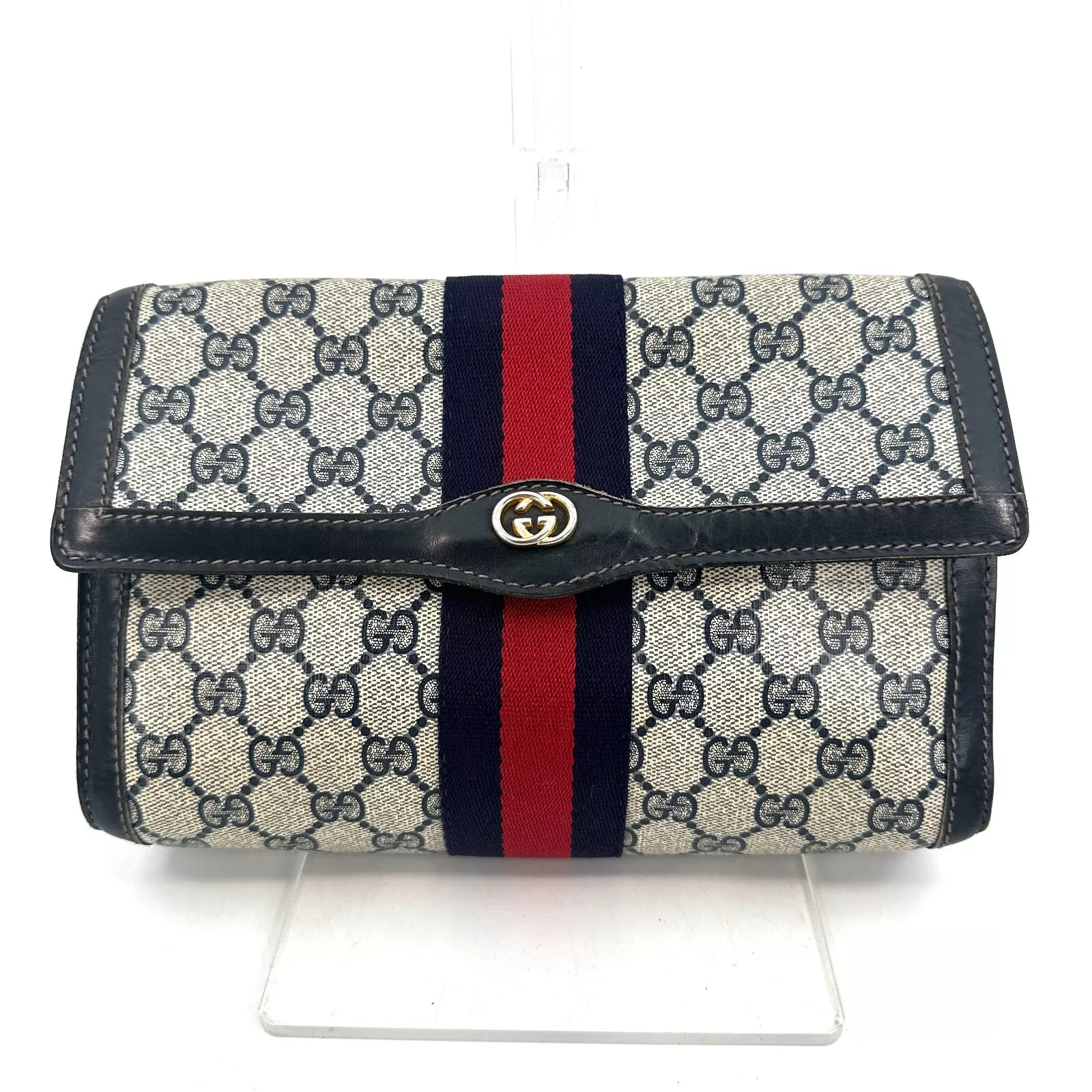 Sac pochette vintage Gucci sac à main ligne Shelley authentique du Japon/0281