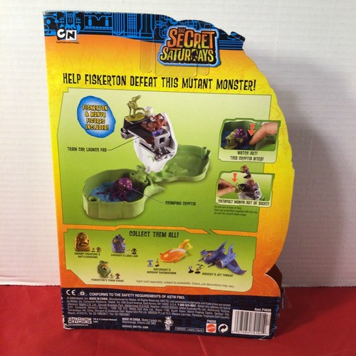 Cartoon Network The Secret Saturdays Fiskerton's Train Chase Playset Mattel New - Picture 5 of 5