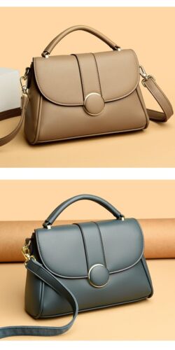 Luxury Designer Shoulder Crossbody Bags Leather Purse Handbags Messenger Bag Sac - Picture 15 of 29