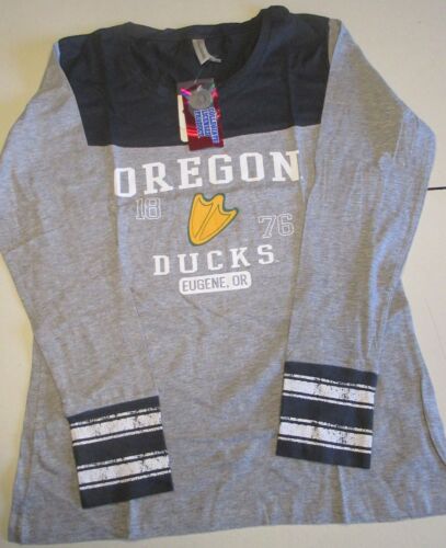Ducks Oregon Womens T-Shirt 34" Chest Long Sleeve University USA Print