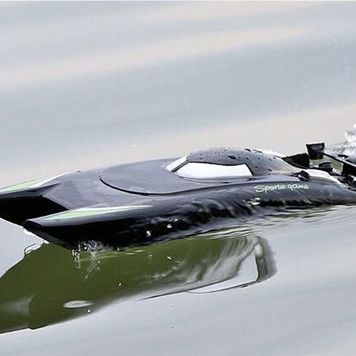 Telecomando 2,4 GHz Alta Velocità Elettrica RC Racing Barca Doppio Motore - Foto 13 di 15
