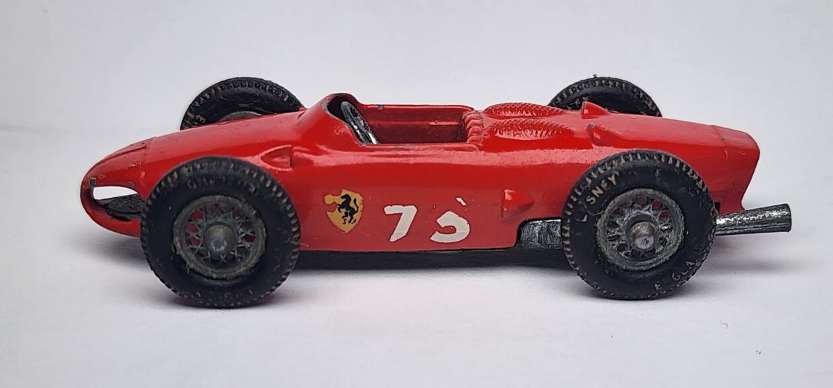 Vintage Matchbox Lesney No. 73 Ferrari Racing Car 1962 F1