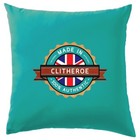 Made In Clitheroe - Cushion - Town City Village Born Love Live Homewtown