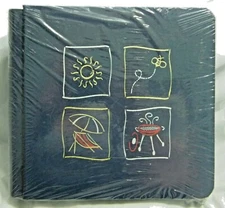 Creative Memories 7x7 Navy Blue 12 page Scrapbook Album Summer Fun NIP