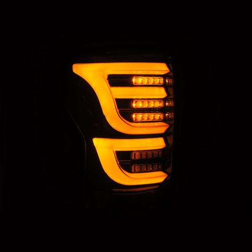 Fit 07-13 Toyota Tundra LUXX-Series LED Clear Lens Tail Lights Alpha-Black - Picture 4 of 10