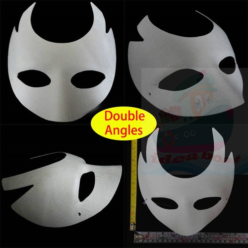 DIY Unpainted Mardi Gras Venetian White Blank Masquerade Paper Pulp Costume Mask - Picture 22 of 50