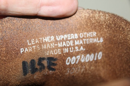 Men's Packer Brown Leather Boots, Size 11.5 E Made in USA. - Picture 10 of 16