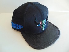 A8 Vintage truckers ball cap hat Chicago Bulls NBA Black w/ Multi Pro Standard