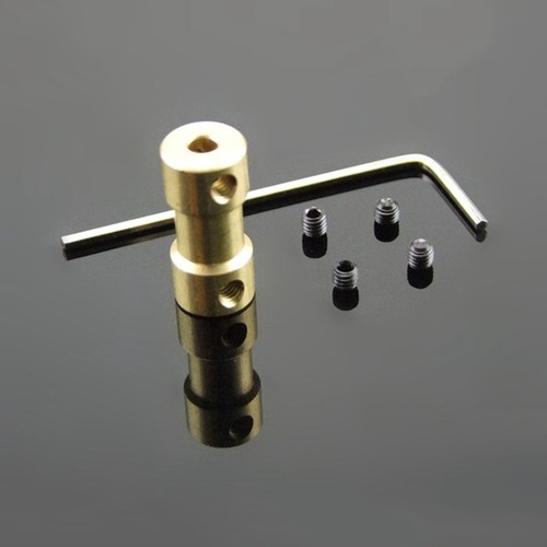 5PCS 2/3/3.17/4/5/6mm Brass Shaft Coupling Coupler DIY Model Decelerate Motor - Picture 89 of 117