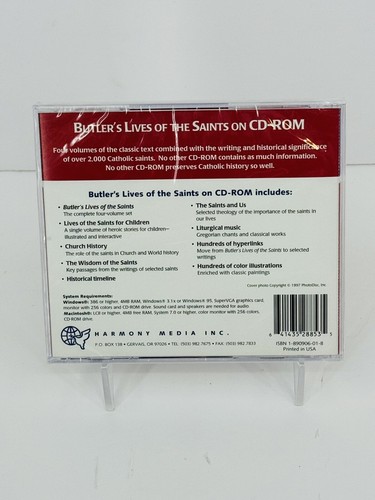 Butler's Lives of The Saints (CD-ROM, 1997) Version 2.0 FACTORY SEALED - Picture 3 of 3