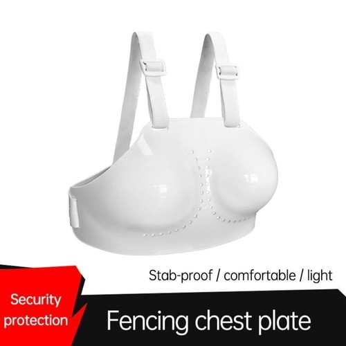 Protective Fencing Chest Protector Unisex Body Gear Vest Kickboxing - Picture 5 of 17