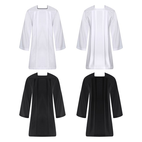 Expédition Robe de prêtre homme défilé clergé surplice Halloween jeu de rôle costume prédicateurs