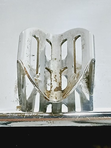 Vtg MCM Art Deco/Atomic Style Chrome Ashtray with Rotating Dish=Felted Bottom - Picture 6 of 15