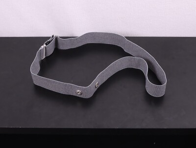 STAGES CYCLING Heart Rate Monitor Replacement Strap -Gray -Fits Up to 40  Chest