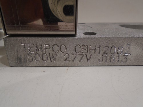 TEMPCO ELECTRIC HEATER CORP CBH12081 MAXI STRIP HEATER 500W 277V w/CABLE - Picture 4 of 9