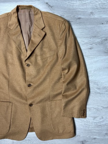 Ermenegildo Zegna Soft Silk + Wool + Cashmere Brown Blazer Jacket Size 50R - Picture 6 of 17