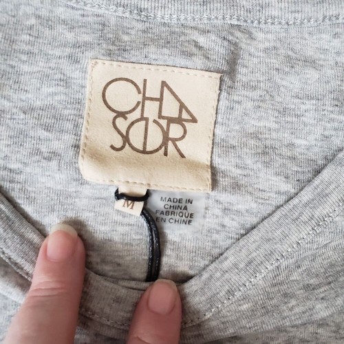 Chaser Rüschenärmel Sweatshirt Pullover Oberteil Langarmshirt meliert grau Gr. M - Bild 3 von 4