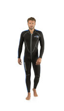 Cressi 2mm Mens Lido Long Full Front Zip Wetsuit Black  Gray Size M/3 2082159