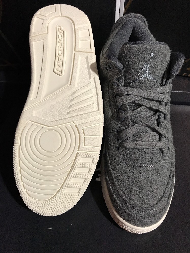Nike air jordan 3 segel retro wolle sz 9,5 dunkeln segel 3 zement og 854263-004 c27201 Nike air jordan 3 segel retro wolle sz 9,5 dunkeln segel 3 zement og 854263-004 c27201