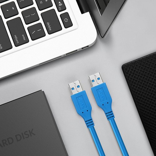 Type A TO A Male USB Cable 3.0 High Speed Date Cord Fast Charger Device Sync - Picture 2 of 12