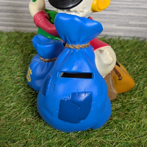 Disney Scrooge Mcduck Money Bags Coin Bank Bullyland PiggyBank - Rare - Picture 7 of 13