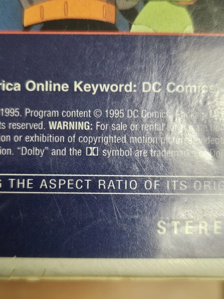 Batman The Animated Series The Legend Begins VHS clamshell Foto 3 de 3