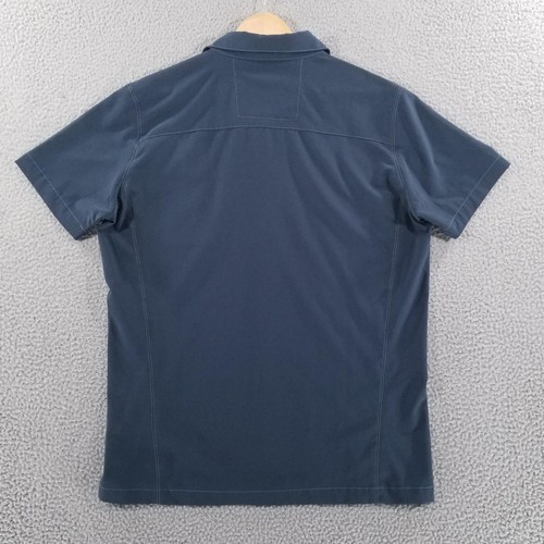 Camisa Kuhl Para Hombres Pequeña Azul Marino Renegado Rendimiento Elástico Tecnología Senderismo Campamento al Aire Libre - Imagen 5 de 12