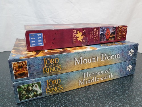 The Lord Of The Rings Puzzle Bundle X3 Used Middle Earth/Mount Doom/Two Towers - Picture 4 of 12