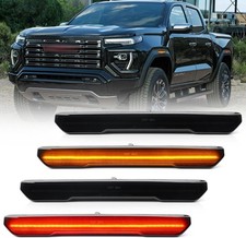 Led Side Marker Lights Replacement for 2023+ GMC Canyon Pickup Amber Front Rear