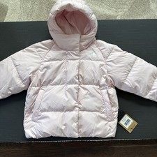 The North Face Girls North Down Hooded Jacket Pale Blossom L 12 Nwt 150