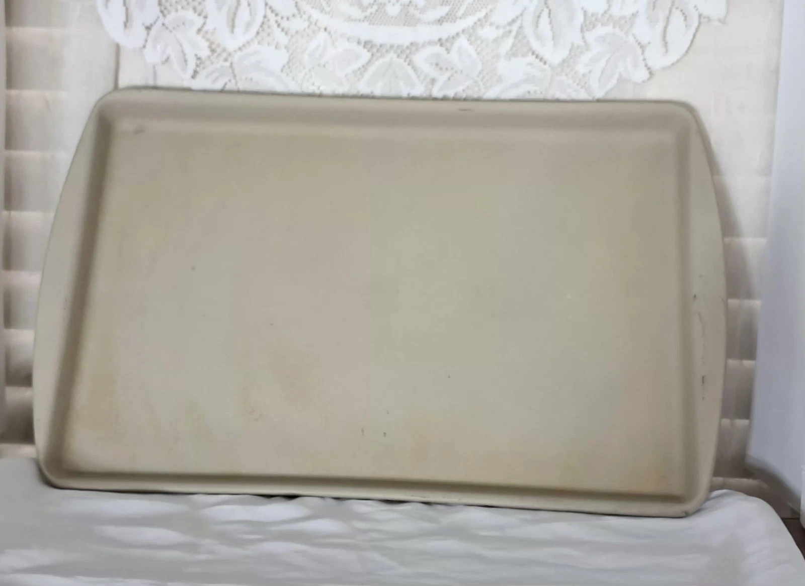 Pampered Chef Large Stoneware Bar Sheet Pan #1443 - 11” x 16 1/2"