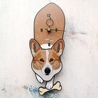 D-88 Corgi-Dog Pendulum Clock